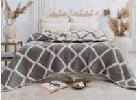 Муслиновое покрывало Saheser - Savio Grey (Turkey), 160 х 240 см